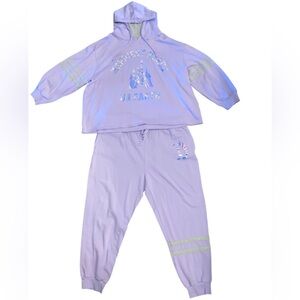 Disney Parks Most Magical Place On Earth Hoodie Holographic Purple sweatsuit